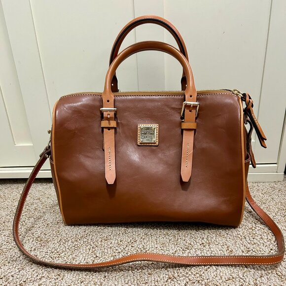 Dooney & Bourke Handbags - Dooney & Bourke Wexford Leather Olivia Satchel